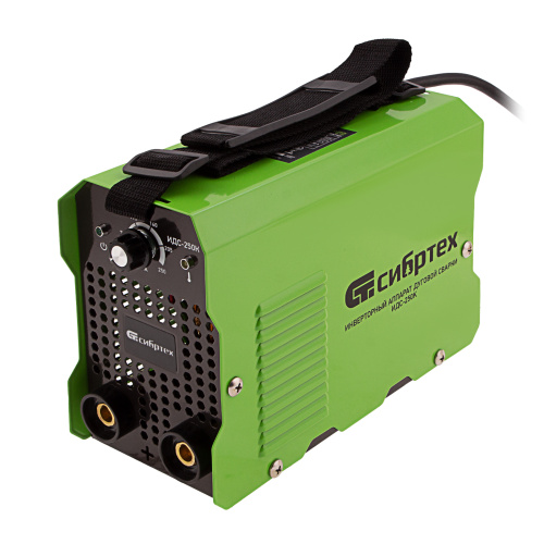 Инверторный аппарат дуговой сварки ИДС-250K, 250 А, ПВ 80%, диаметр электрода 1,6-5 мм Сибртех по ценам производителя в Челябинске с доставкой по всей России