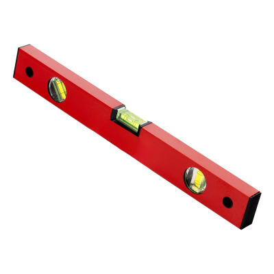 Уровень алюминиевый, 400 мм, 3 глазка, красный, линейка Matrix по ценам производителя в Челябинске с доставкой по всей России