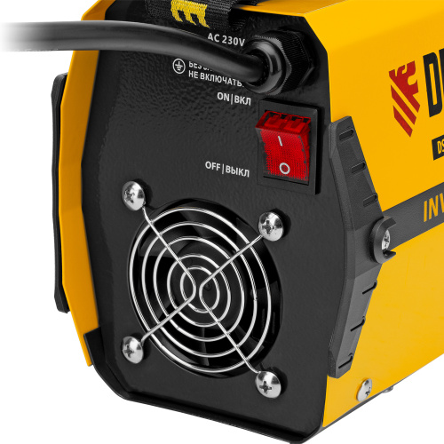 Аппарат инверторный дуговой сварки DS-230 Compact, 230 А, ПВ 70%, диаметр электрода 1.6-5 мм Denzel по ценам производителя в Челябинске с доставкой по всей России