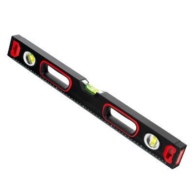 Уровень алюминиевый, усиленный, фрезерованный, 3 глазка, двухкомпонентные рукоятки, 600 мм Matrix купить в Москве с доставкой по всей России | ProtosMarket.ru