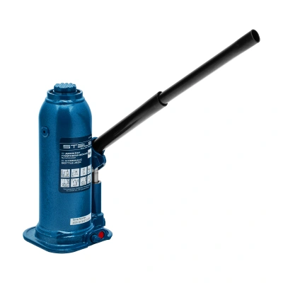 Домкрат гидравлический бутылочный, 10 т, h подъема 222-447 мм Stels купить в Москве с доставкой по всей России | ProtosMarket.ru