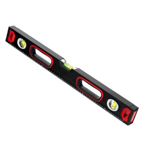 Уровень алюминиевый, усиленный, фрезерованный, 3 глазка, двухкомпонентные рукоятки, 600 мм Matrix по ценам производителя в Челябинске с доставкой по всей России