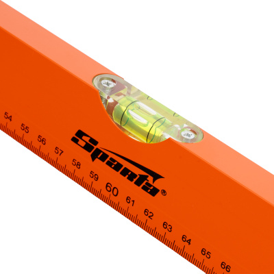 Уровень алюминиевый, 1200 мм, 3 глазка, желтый, линейка Sparta по ценам производителя в Челябинске с доставкой по всей России