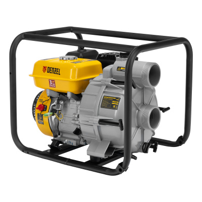 Мотопомпа бензиновая для грязной воды PX-80D7, 7 л.с., 3", 1300 л/мин, глуб 8 м,напор 30 м Denzel по ценам производителя в Челябинске с доставкой по всей России