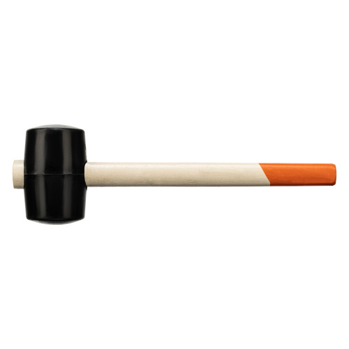 Киянка резиновая, 450 г, черная резина, деревянная рукоятка Sparta по ценам производителя в Челябинске с доставкой по всей России