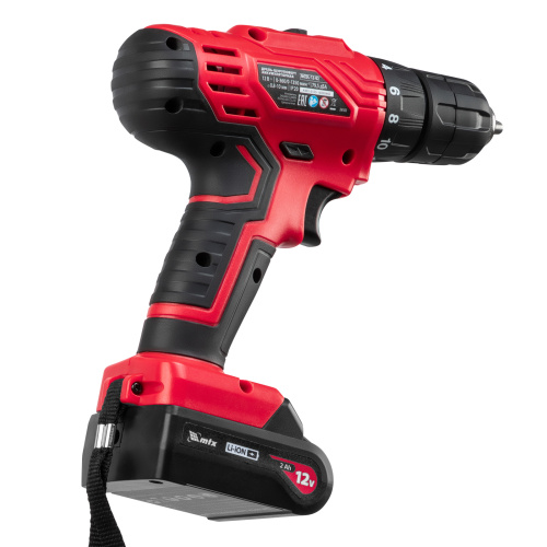 Дрель-шуруповерт аккумуляторная MCDL-12-02, Li-Ion, 12 В, 2 акк. MTX по ценам производителя в Челябинске с доставкой по всей России