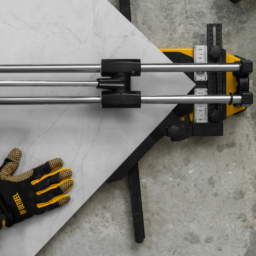 Плиткорез 1000х14мм, цельнометал. напр., каретка на подш., стальная станина, рукоятка-пенал Denzel по ценам производителя в Челябинске с доставкой по всей России