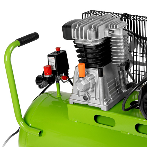 Компрессор воздушный КР-2200/100, 2.2 кВт, 350 л/мин, 100 л, ременной привод, масляный Сибртех по ценам производителя в Челябинске с доставкой по всей России