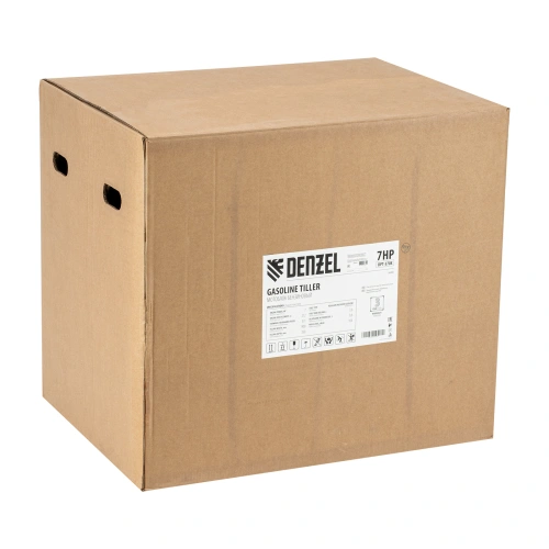 Мотоблок DPT-370X, 7 л.с, дисковое сцепление, ширина 90 см, глубина 35 см, фрез 3 х 4, ВОМ, передачи 3В/1Н Denzel по ценам производителя в Челябинске с доставкой по всей России