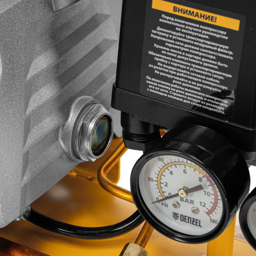 Компрессор воздушный DC1500/24, прямой привод, 1.5 кВт, 24 литра, 220 л/мин Denzel по ценам производителя в Челябинске с доставкой по всей России