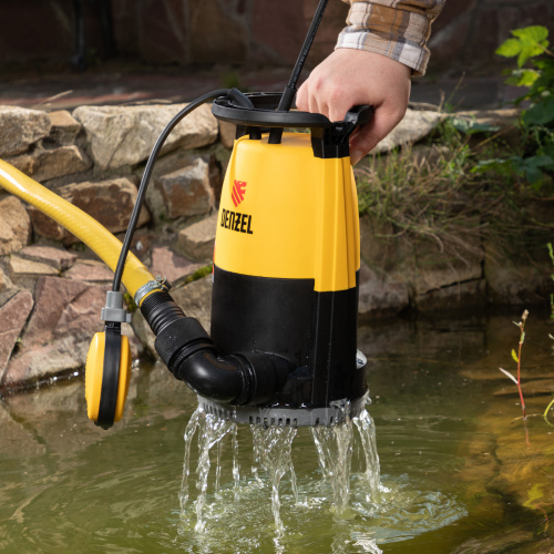 Дренажный насос для чистой и грязной воды DP450S, 450 Вт, напор 6 м, 12000 л/ч Denzel по ценам производителя в Челябинске с доставкой по всей России