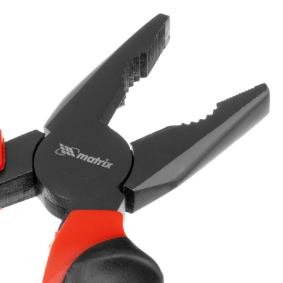 Плоскогубцы комбинированные Black Nickel, 160 мм, двухкомпонентные рукоятки Matrix по ценам производителя в Челябинске с доставкой по всей России