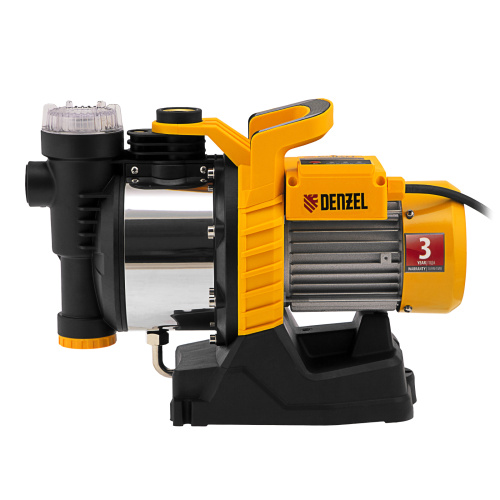 Садовый поверхностный насос GP1100SS, 1100 Вт, 4000 л/ч, подъем 45 м, пластик Denzel по ценам производителя в Челябинске с доставкой по всей России