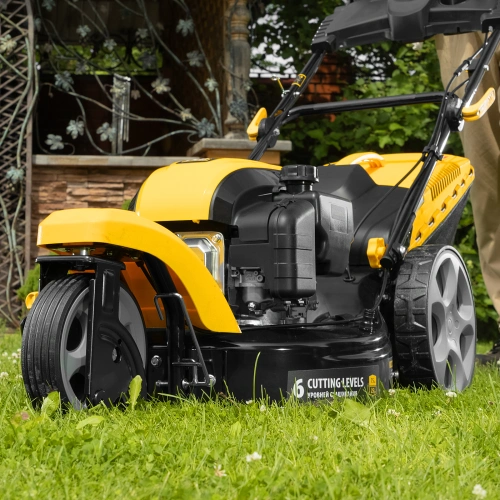 Бензиновая газонокосилка GLT-460SP-T, Trike 149 см3, 46 см, привод, панель, 60л Denzel по ценам производителя в Челябинске с доставкой по всей России