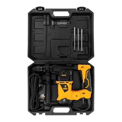 Перфоратор электрический RHV-1250-30, SDS-plus, 1250 Вт, 5 Дж, 3 плюс 1 режим Denzel по ценам производителя в Челябинске с доставкой по всей России