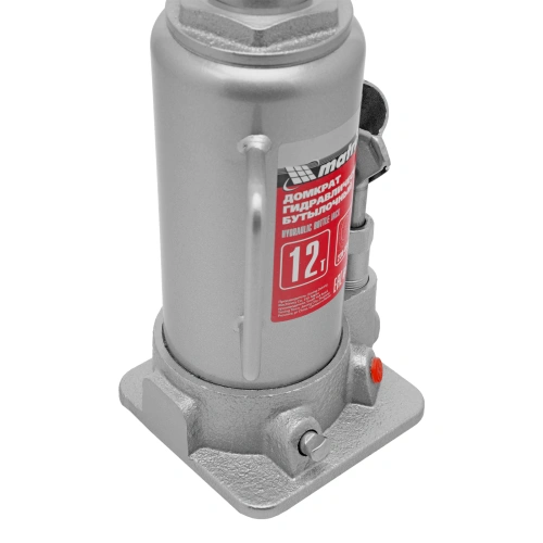 Домкрат гидравлический бутылочный, 12 т, высота подъема 230-465 мм Matrix по ценам производителя в Челябинске с доставкой по всей России