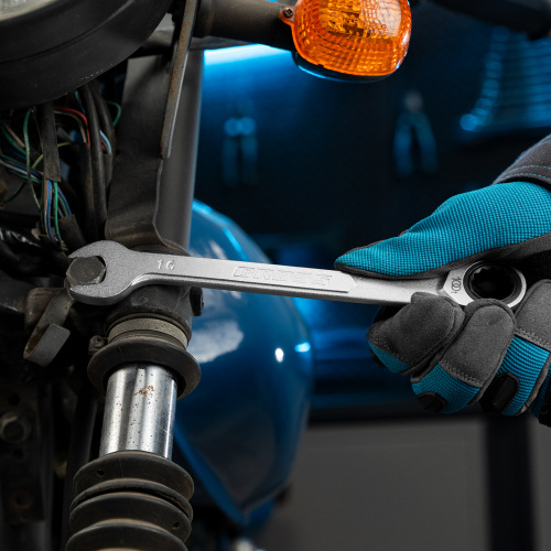 Ключ комбинированный трещоточный, 16 мм, количество зубьев 100 Gross по ценам производителя в Челябинске с доставкой по всей России