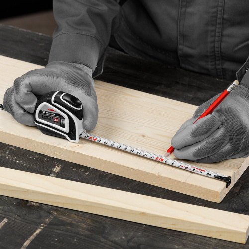 Рулетка Autostop,3 м х 16 мм,двухкомпонентный корпус,автоматическая фиксация,Pro Matrix по ценам производителя в Челябинске с доставкой по всей России