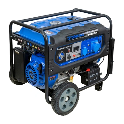 Генератор бензиновый Dinking DKA8500EW (8,5кВт, электростартер, 17лс, колёса, АВР) по ценам производителя в Челябинске с доставкой по всей России