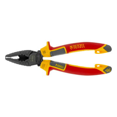 Плоскогубцы комбинированные, диэлектрические трехкомпонентные рукоятки до 1000 В, 165 мм Denzel по ценам производителя в Челябинске с доставкой по всей России