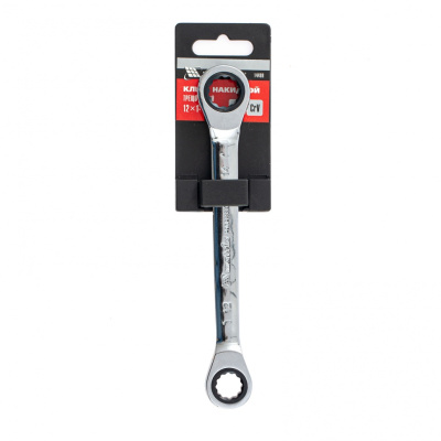 Ключ накидной трещоточный, 12 х 14мм, CrV, зеркальный хром Matrix по ценам производителя в Челябинске с доставкой по всей России