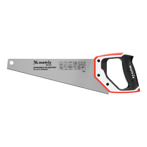Ножовка по дереву для точных пильных работ, 350 мм, каленый зуб 3D, 14 TPI, трехкомпонентная рукоятка, Pro Matrix по ценам производителя в Челябинске с доставкой по всей России