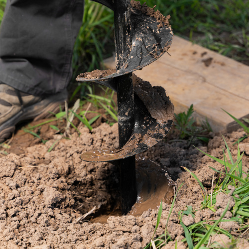 Шнек для грунта ER-150, диаметр 150 мм, длина 800 мм,соединение 20 мм, съемный нож Denzel по ценам производителя в Челябинске с доставкой по всей России