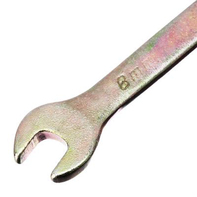 Ключ комбинированный, 8 мм, желтый цинк Сибртех по ценам производителя в Челябинске с доставкой по всей России