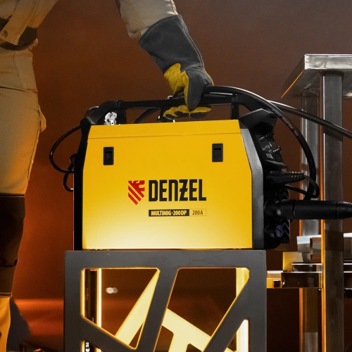 Аппарат инвертор. полуавтомат. сварки MultiMIG-200DP Synergy Double Pulse, 200 А, ПВ 80% Denzel по ценам производителя в Челябинске с доставкой по всей России