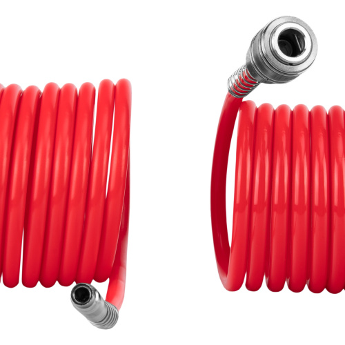 Шланг спиральный воздушный, 15 м, с быстросъемными соединениями Matrix по ценам производителя в Челябинске с доставкой по всей России