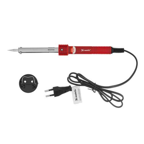 Паяльник, пластиковая рукоятка, медный наконечник с долговечным защитным покрытием, 220 В, 60 W Matrix по ценам производителя в Челябинске с доставкой по всей России