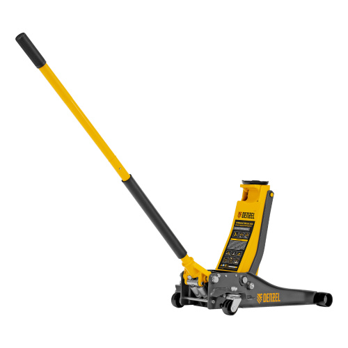 Домкрат гидравлический подкатной, 3 т, 75-500 мм, быстрый подъем, низкий подхват, проф. Denzel по ценам производителя в Челябинске с доставкой по всей России