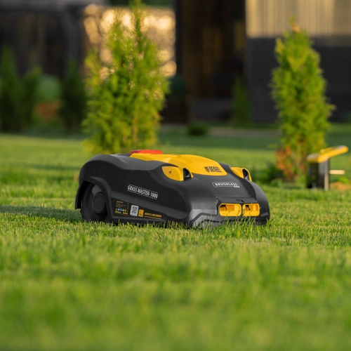 Робот-газонокосилка Grass Master 1000  1000м², 3Ач, 28V, LCD дисплей, Wi-Fi Denzel по ценам производителя в Челябинске с доставкой по всей России