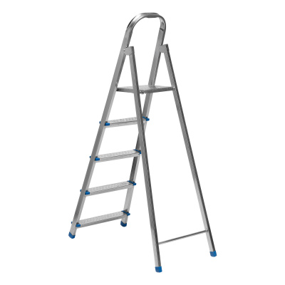 Стремянка, 5 ступеней, стальная, оцинкованная Сибртех по ценам производителя в Челябинске с доставкой по всей России