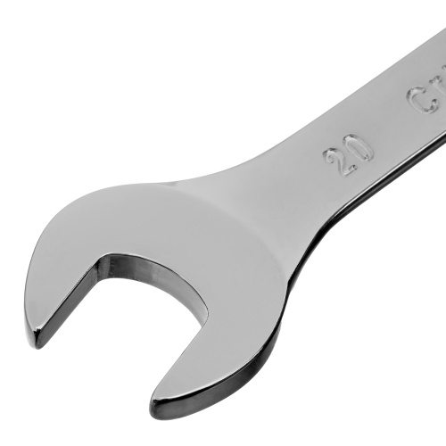 Ключ комбинированный, 20 мм, CrV, полированный хром Matrix по ценам производителя в Челябинске с доставкой по всей России