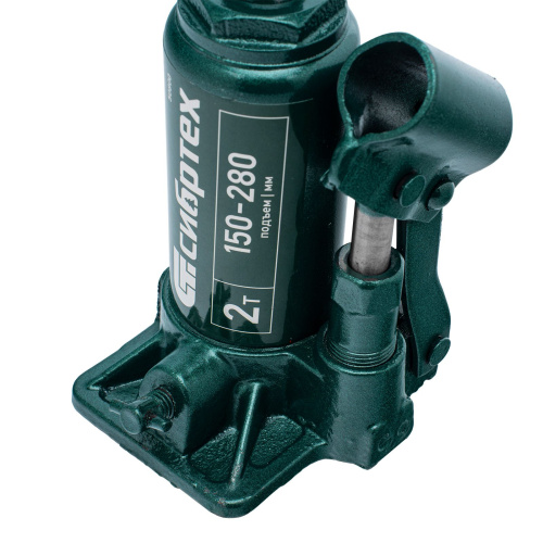 Домкрат гидравлический бутылочный, 2 т, 150-280 мм Сибртех по ценам производителя в Челябинске с доставкой по всей России