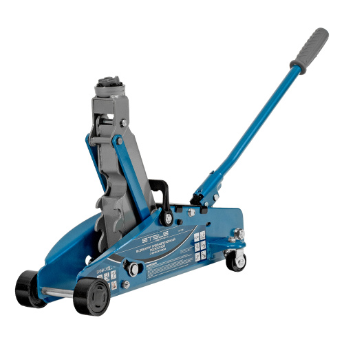 Домкрат гидравлический подкатной с фиксатором, 2.5 т, Safety Pin, 140-385 мм, в кейсе Stels по ценам производителя в Челябинске с доставкой по всей России