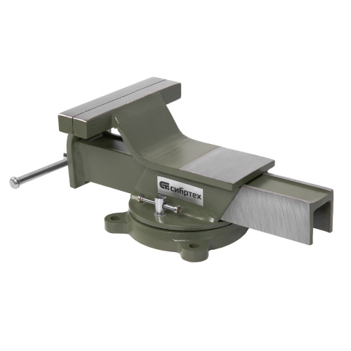 Тиски слесарные, 150 мм, стальные, поворотные Сибртех по ценам производителя в Челябинске с доставкой по всей России