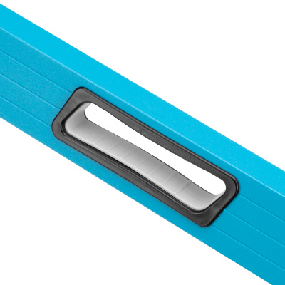 Уровень алюминиевый, 2000 мм, усиленный с ударопрочными заглушками, рукоятки, 3 глазка Gross по ценам производителя в Челябинске с доставкой по всей России