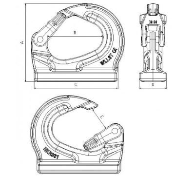 Крюк сварочный 2 т по ценам производителя в Челябинске с доставкой по всей России