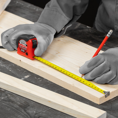 Рулетка Double fixation,3 м х 16 мм,обрезиненный корпус,двойная плавная фиксация Matrix по ценам производителя в Челябинске с доставкой по всей России