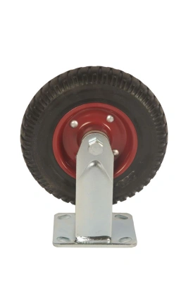 Колесо большегрузное неповоротное PF 200 200 мм резина с протектором (F) по ценам производителя в Челябинске с доставкой по всей России