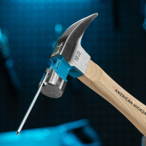 Молоток-гвоздодер, 280 г, угол 75, магнит, обрезиненная рукоятка American hickory GROSS по ценам производителя в Челябинске с доставкой по всей России