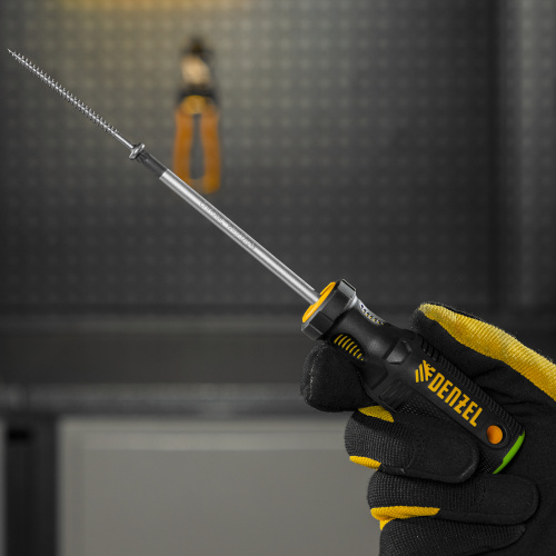 Отвертка PZ2x100 мм, CrV, трехкомпонентная рукоятка Denzel по ценам производителя в Челябинске с доставкой по всей России