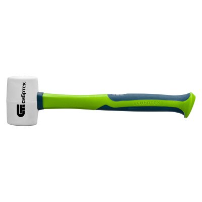 Киянка резиновая, 225 г, белая резина, фибергласовая рукоятка Сибртех по ценам производителя в Челябинске с доставкой по всей России