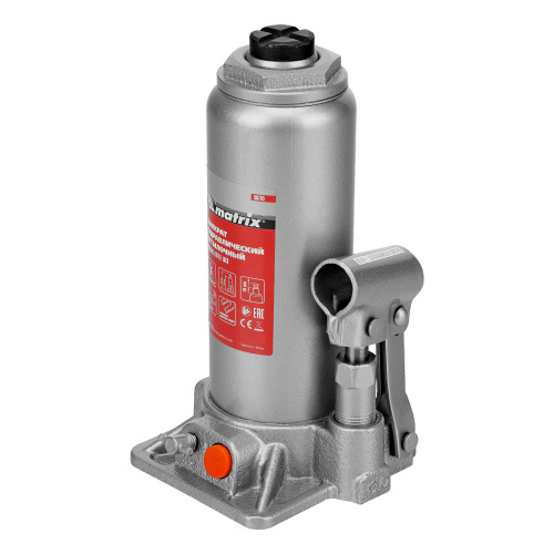 Домкрат гидравлический бутылочный, 6 т, h подъема 216-413 мм Matrix по ценам производителя в Челябинске с доставкой по всей России
