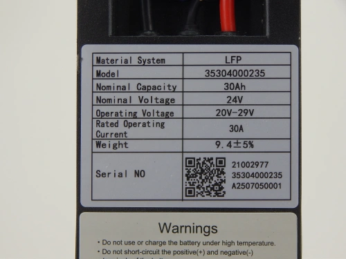 Аккумулятор литий-ионный (Li-ion) 24В/30Ач 520х85х195 для тележек CBD15W-II Li-ion по ценам производителя в Челябинске с доставкой по всей России