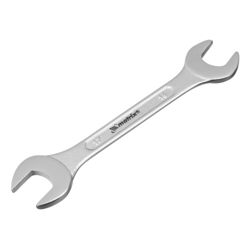 Набор ключей рожковых, 6-17 мм, 6 шт, CrV, хромированные Matrix по ценам производителя в Челябинске с доставкой по всей России