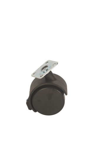 Колесо мебельное поворотное TWPB 50 50 мм с площадкой и тормозом по ценам производителя в Челябинске с доставкой по всей России