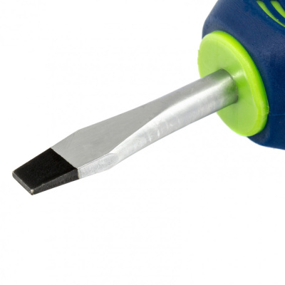 Отвертка, SL6 х 38 мм, CrV, двухкомпонентная рукоятка Сибртех по ценам производителя в Челябинске с доставкой по всей России